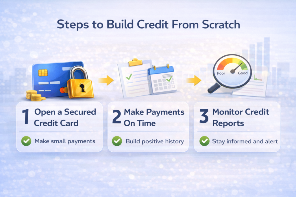 Steps to Build Credit From Scratch