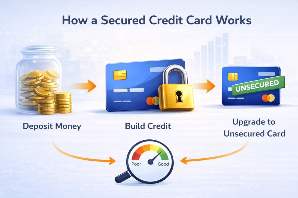 How a Secured Credit Card Works Step by Step